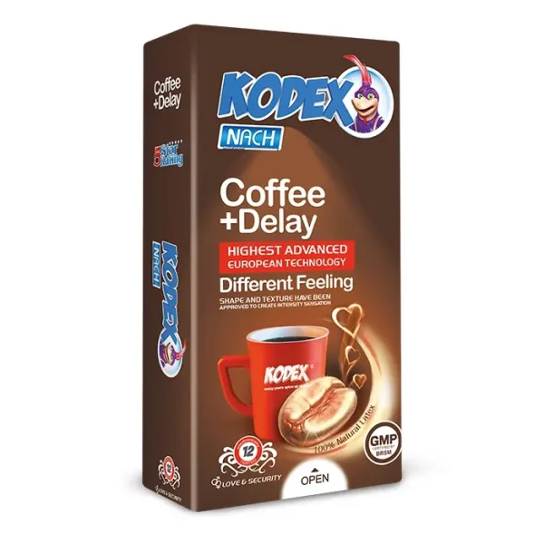 کاندوم کدکس مدل Coffee بسته 12 عددی